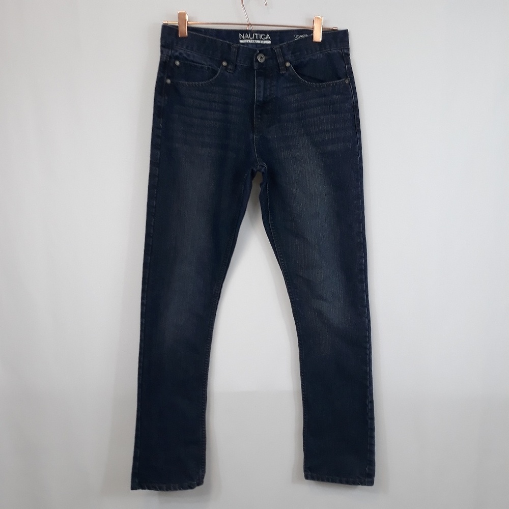 Boys Nautica Skinny Fit Dark Wash Denim Jeans